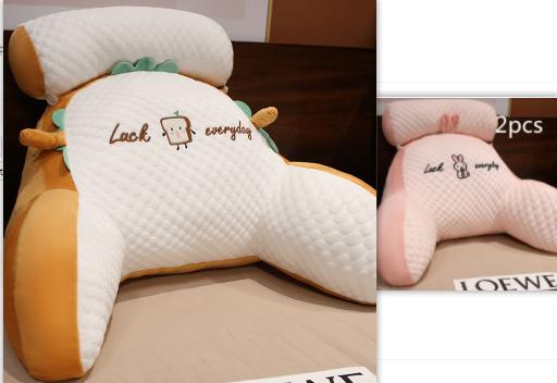 Sofa Fluffy Cushion Luncheon Pillow Triangle Reading Cushion Bedside Soft Large Backrest Lumbar Cushion Office Chair Cushion 35