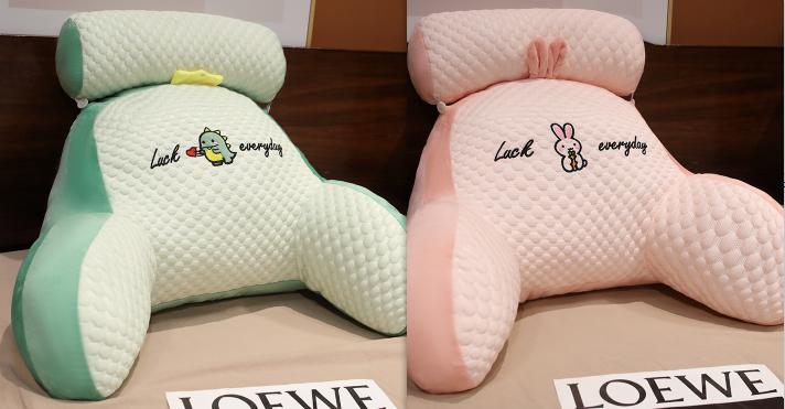 Sofa Fluffy Cushion Luncheon Pillow Triangle Reading Cushion Bedside Soft Large Backrest Lumbar Cushion Office Chair Cushion 12