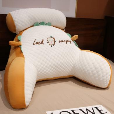 Sofa Fluffy Cushion Luncheon Pillow Triangle Reading Cushion Bedside Soft Large Backrest Lumbar Cushion Office Chair Cushion 3