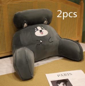 Sofa Fluffy Cushion Luncheon Pillow Triangle Reading Cushion Bedside Soft Large Backrest Lumbar Cushion Office Chair Cushion 8