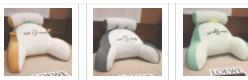 Sofa Fluffy Cushion Luncheon Pillow Triangle Reading Cushion Bedside Soft Large Backrest Lumbar Cushion Office Chair Cushion 57