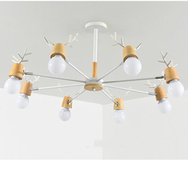 Modern Minimalist Ceiling Lamp Nordic Creative Antler Lamp 9