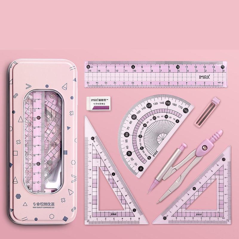 Compasses Set Student Triangular Plate 9