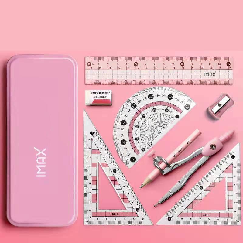Compasses Set Student Triangular Plate 13