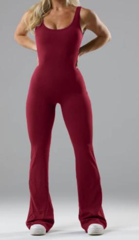 Slim Fit Hip Raise Jumpsuit Sexy Backless Exercise Yoga Clothes 17
