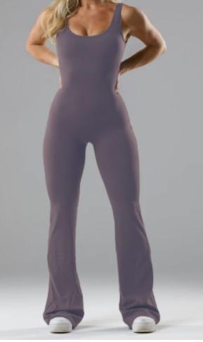 Slim Fit Hip Raise Jumpsuit Sexy Backless Exercise Yoga Clothes 18