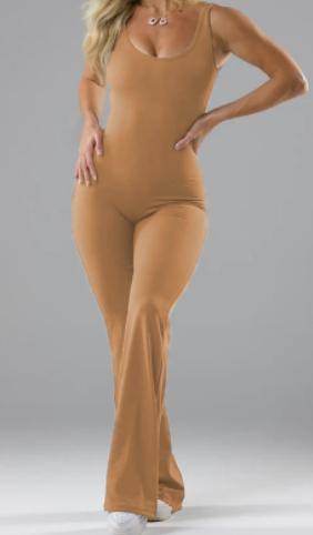 Slim Fit Hip Raise Jumpsuit Sexy Backless Exercise Yoga Clothes 15