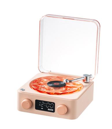 Retro Turntable Speaker Wireless Bluetooth-compatible 5.0 Vinyl Record Player Stereo Sound With White Noise RGB Projection Lamp Effect 11