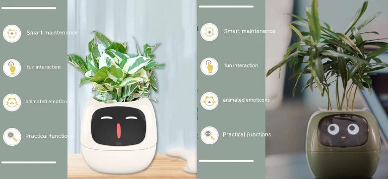 Smart Planter Endless Fun Over 49 Rich Expressions 7 Smart Sensors And AI Chips Make Raising Plants Easy And Fun 72