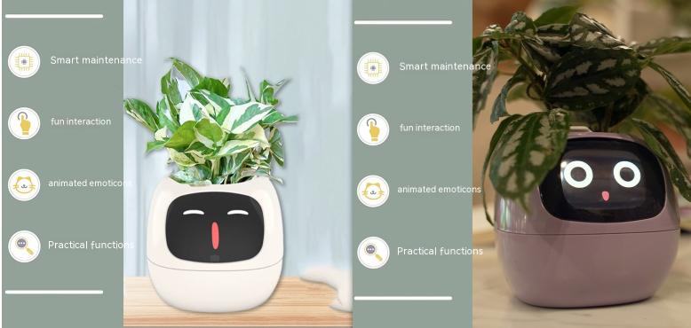 Smart Planter Endless Fun Over 49 Rich Expressions 7 Smart Sensors And AI Chips Make Raising Plants Easy And Fun 74