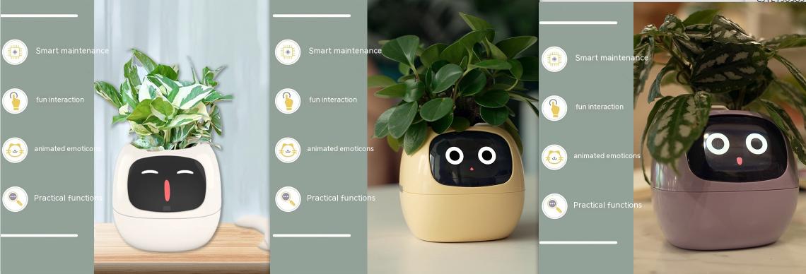 Smart Planter Endless Fun Over 49 Rich Expressions 7 Smart Sensors And AI Chips Make Raising Plants Easy And Fun 59