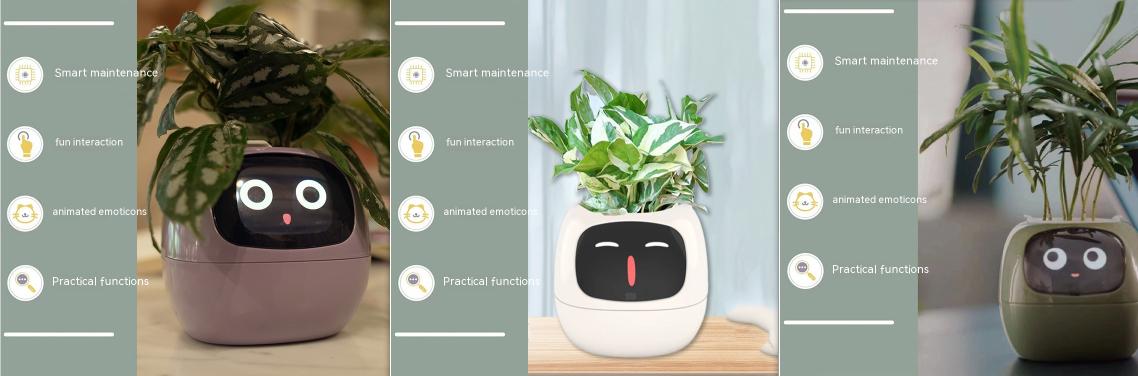 Smart Planter Endless Fun Over 49 Rich Expressions 7 Smart Sensors And AI Chips Make Raising Plants Easy And Fun 54