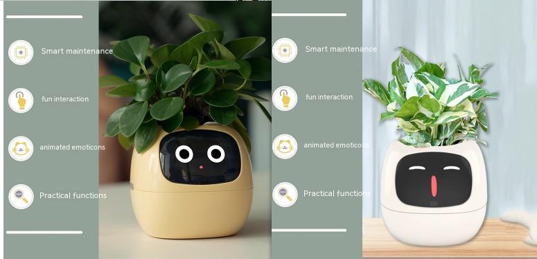 Smart Planter Endless Fun Over 49 Rich Expressions 7 Smart Sensors And AI Chips Make Raising Plants Easy And Fun 79