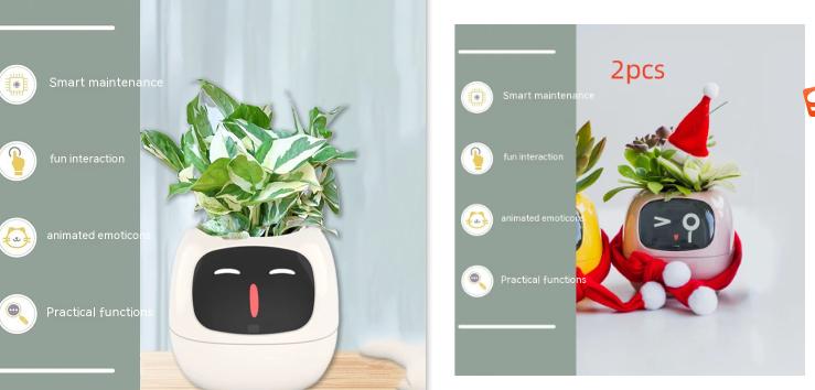 Smart Planter Endless Fun Over 49 Rich Expressions 7 Smart Sensors And AI Chips Make Raising Plants Easy And Fun 34