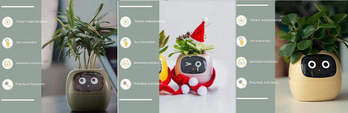Smart Planter Endless Fun Over 49 Rich Expressions 7 Smart Sensors And AI Chips Make Raising Plants Easy And Fun 50
