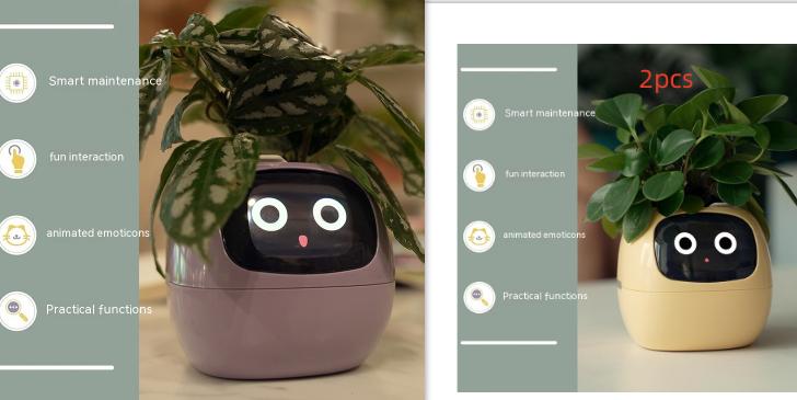 Smart Planter Endless Fun Over 49 Rich Expressions 7 Smart Sensors And AI Chips Make Raising Plants Easy And Fun 46