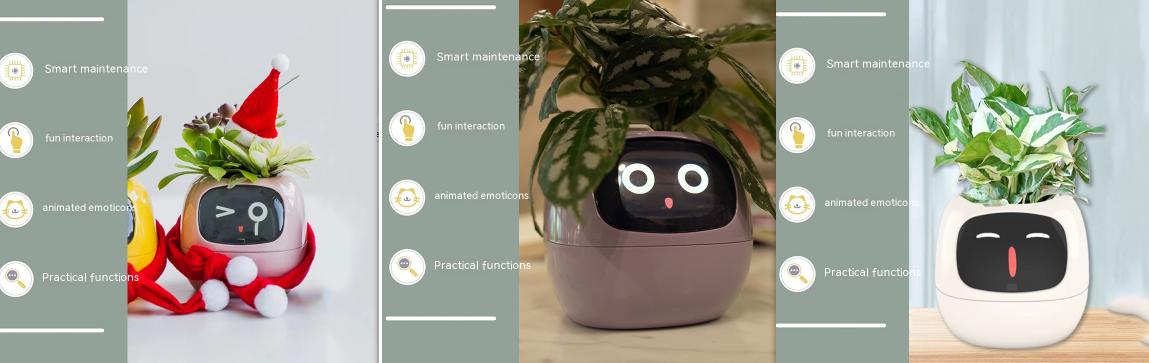Smart Planter Endless Fun Over 49 Rich Expressions 7 Smart Sensors And AI Chips Make Raising Plants Easy And Fun 52