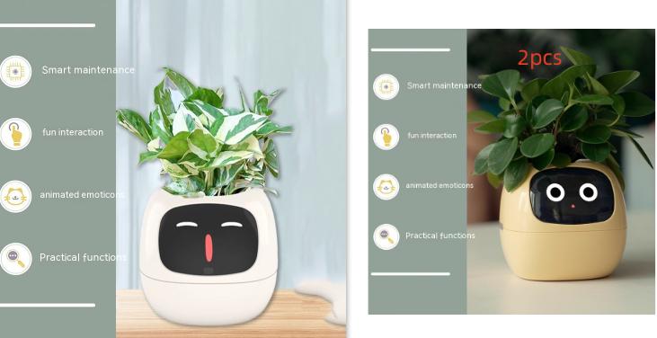Smart Planter Endless Fun Over 49 Rich Expressions 7 Smart Sensors And AI Chips Make Raising Plants Easy And Fun 47