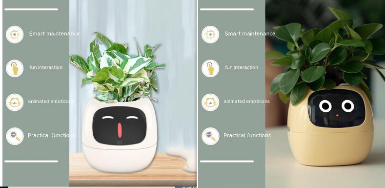 Smart Planter Endless Fun Over 49 Rich Expressions 7 Smart Sensors And AI Chips Make Raising Plants Easy And Fun 75