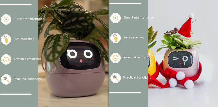 Smart Planter Endless Fun Over 49 Rich Expressions 7 Smart Sensors And AI Chips Make Raising Plants Easy And Fun 69