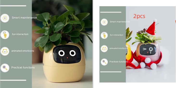 Smart Planter Endless Fun Over 49 Rich Expressions 7 Smart Sensors And AI Chips Make Raising Plants Easy And Fun 35
