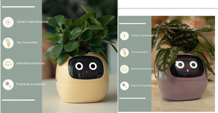 Smart Planter Endless Fun Over 49 Rich Expressions 7 Smart Sensors And AI Chips Make Raising Plants Easy And Fun 39
