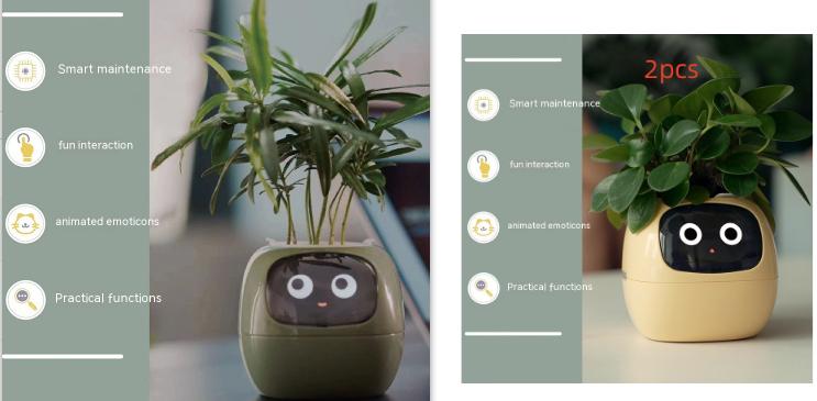 Smart Planter Endless Fun Over 49 Rich Expressions 7 Smart Sensors And AI Chips Make Raising Plants Easy And Fun 44