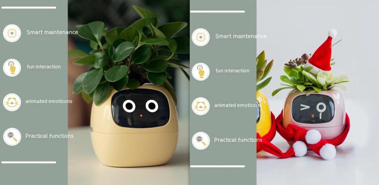 Smart Planter Endless Fun Over 49 Rich Expressions 7 Smart Sensors And AI Chips Make Raising Plants Easy And Fun 77