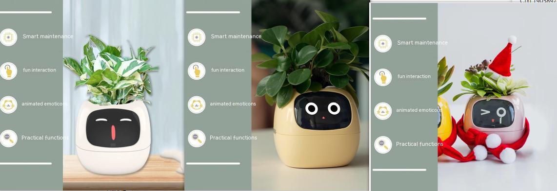 Smart Planter Endless Fun Over 49 Rich Expressions 7 Smart Sensors And AI Chips Make Raising Plants Easy And Fun 58