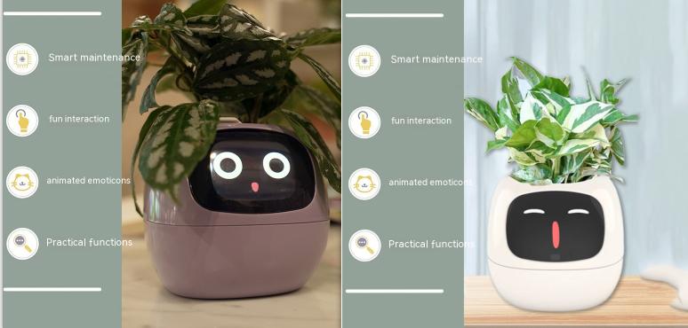 Smart Planter Endless Fun Over 49 Rich Expressions 7 Smart Sensors And AI Chips Make Raising Plants Easy And Fun 70