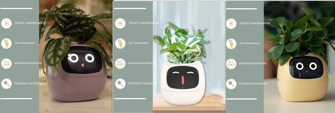 Smart Planter Endless Fun Over 49 Rich Expressions 7 Smart Sensors And AI Chips Make Raising Plants Easy And Fun 56