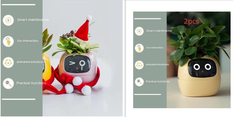 Smart Planter Endless Fun Over 49 Rich Expressions 7 Smart Sensors And AI Chips Make Raising Plants Easy And Fun 45