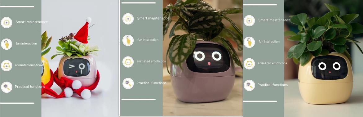 Smart Planter Endless Fun Over 49 Rich Expressions 7 Smart Sensors And AI Chips Make Raising Plants Easy And Fun 53