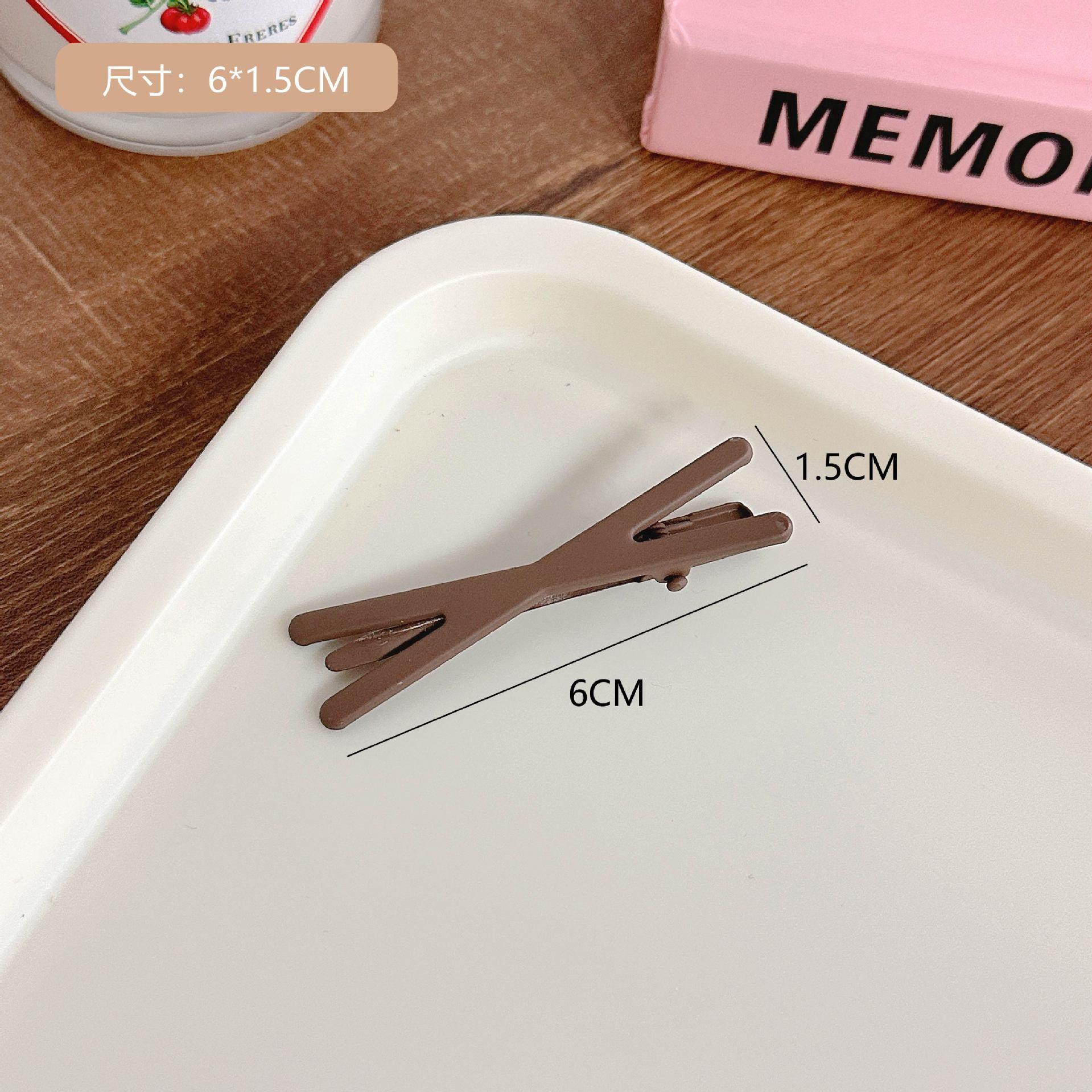 Coffee Color Series Barrettes Combination Retro Temperament 13