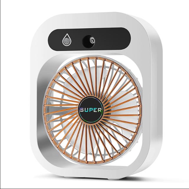 Air Conditioning Fan Desk Misting Fan Air Cooler Cooling USB Rechargeable Humidifier Portable Spray Fan With 3 Wind Speeds Mist Fan For Home 26