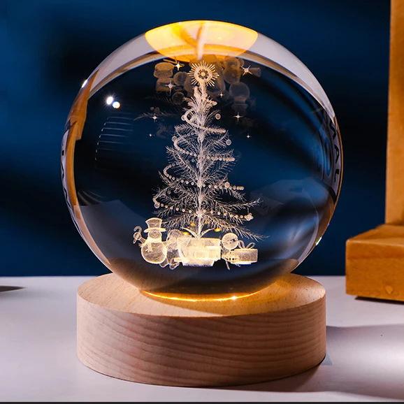 Luminous Starry Sky And Planets Moon Moon Crystal Ball Small Night Lamp Projection Ambience Light Creative Gift New Strange Gift 41