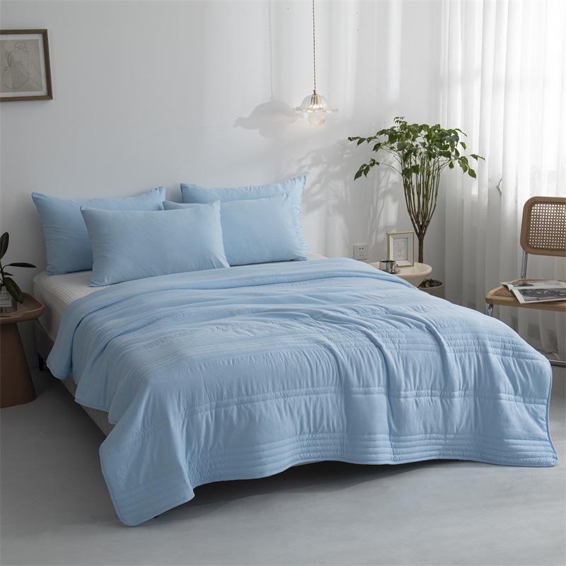 Cooling Blankets Pure Color Summer Quilt Plain Summer Cool Quilt Compressible Air-conditioning Quilt Quilt Blanket 12