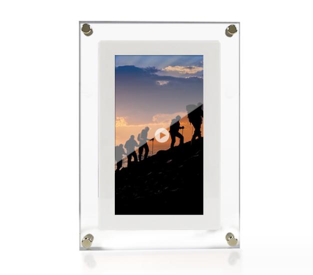 Digital Picture Frame Acrylic Video Player Digital Photo Frame Vertical Display With 1GB And Battery Type C Video Frame Gift For Loved 22