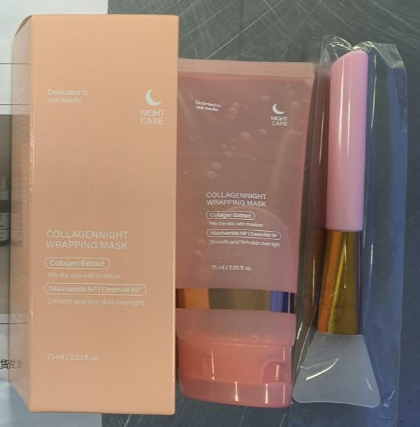 Face Night Mask Collagen Wrapping Mask Natural Ingredients Firming Elasticity & Hydration Anti-wrinkle For Skin Care 12