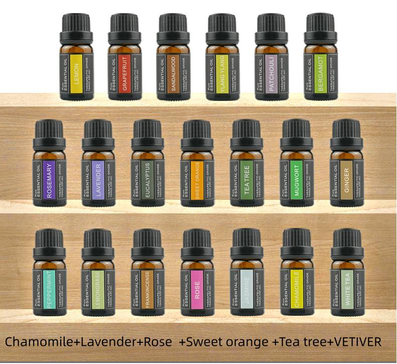 Aromatherapy Candle, Essential Oil, Ginger, Wormwood, Rose Sandalwood Essential Oil, Fragrant, Single Plant Oil, Fragrance Box. 9