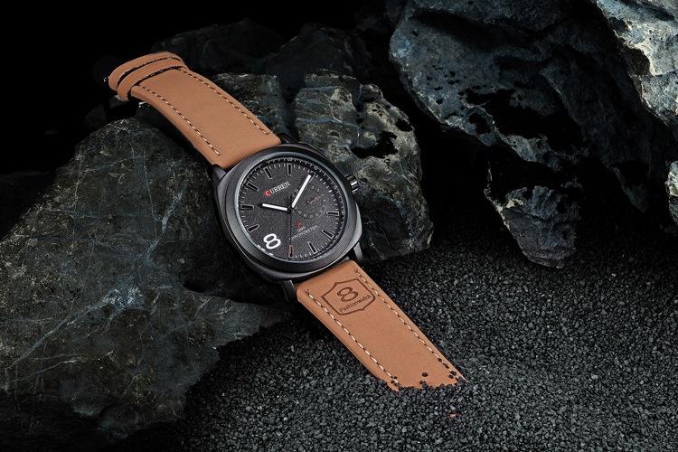 Neutral Small-dial Matte Leather Watch 4