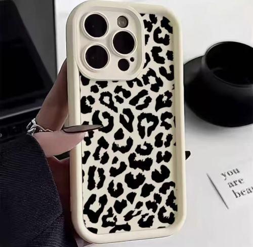 Black Leopard Print Phone Case New 4