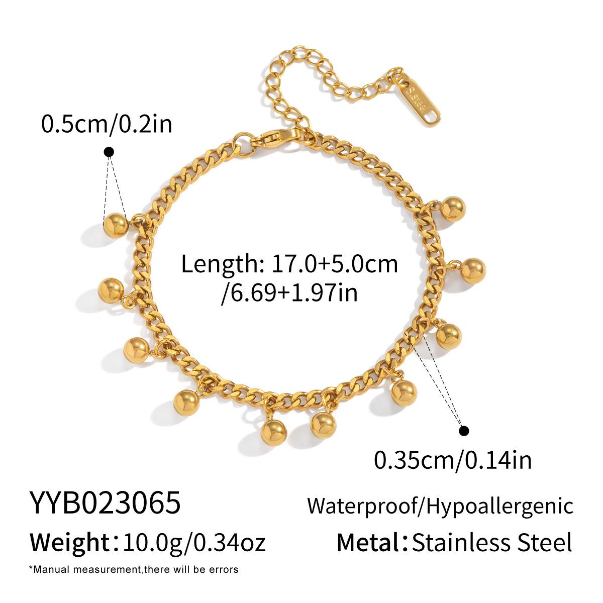 Stainless Steel Ornament Bracelet Female 32