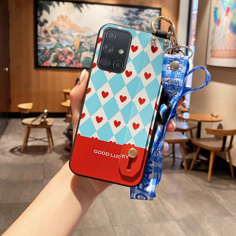 Cartoon Plaid Minimalist Anti-drop Phone Case 7