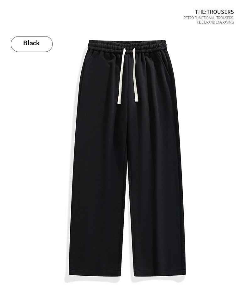 Autumn New Sweatpants Mens Wide-leg Casual Trousers For Teens 5
