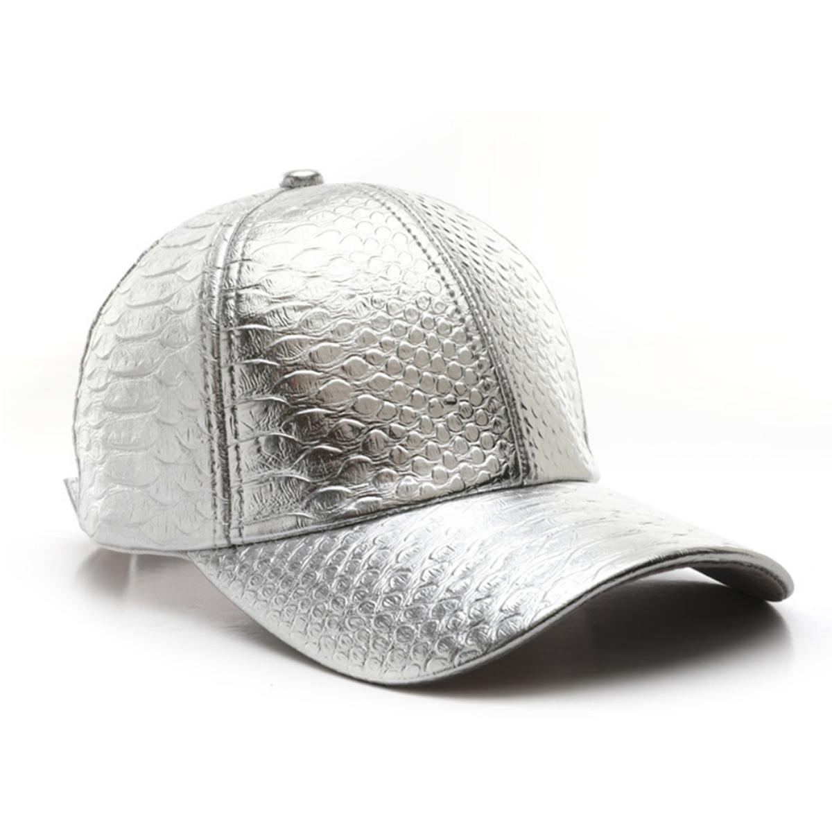 Monochromatic Light Board PU Leather Adjustable Trend Casual Baseball Cap Suitable For Outdoor Sports And Travel