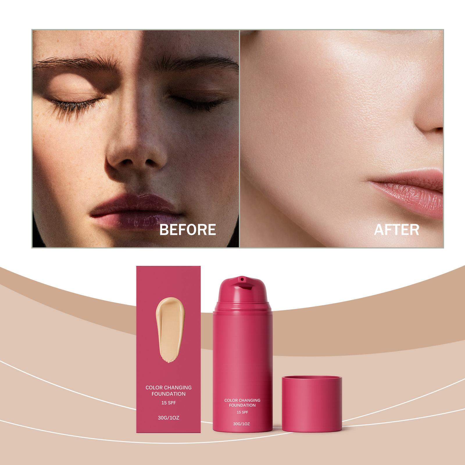 Thermo-responsive Color Adjusting Foundation Natural Shade