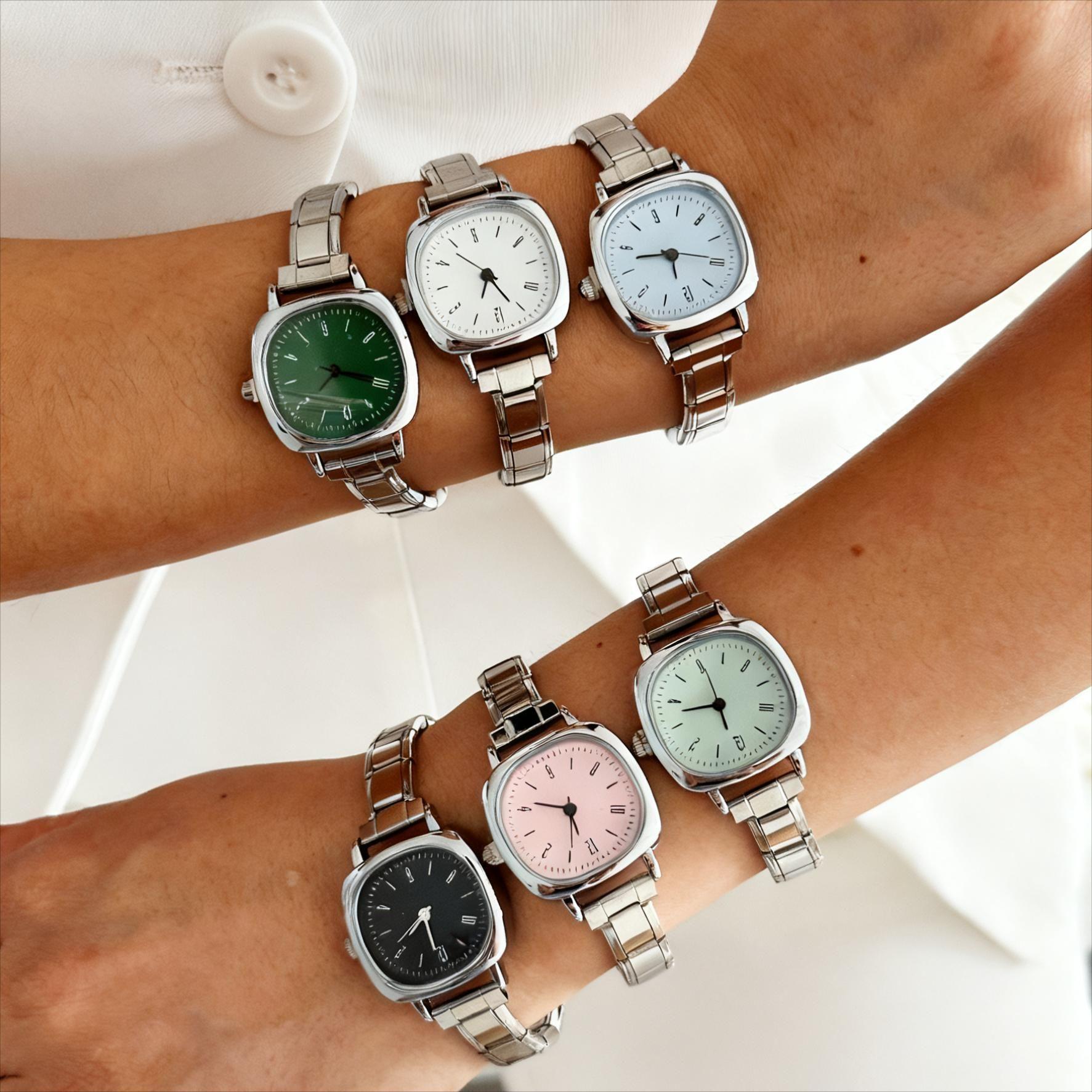 Watch DIY Module Stainless Steel Strap Detachable Womens Quartz Watch