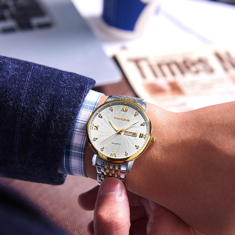 Calendar Waterproof Quartz Watch For Men