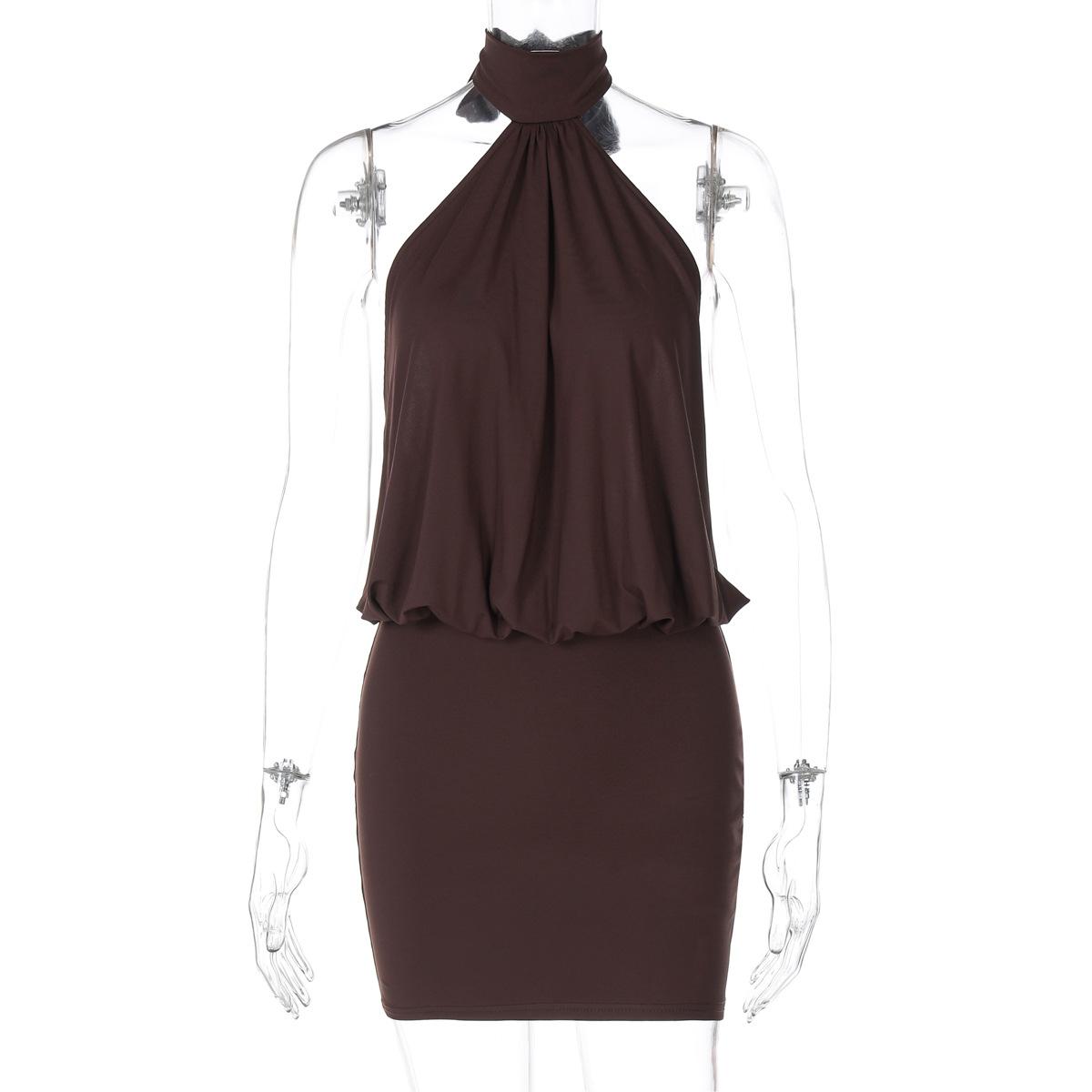 Women's Sexy Backless Casual Dress